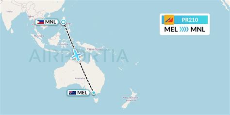 PR210 Flight Status Philippine Airlines: Melbourne to  .